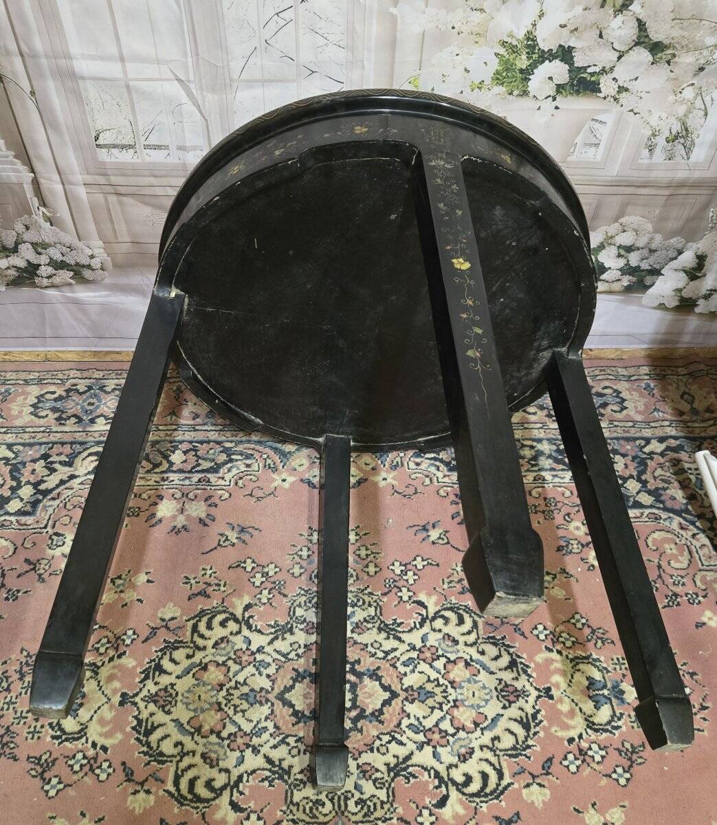 Asia 20th century: lacquer side table