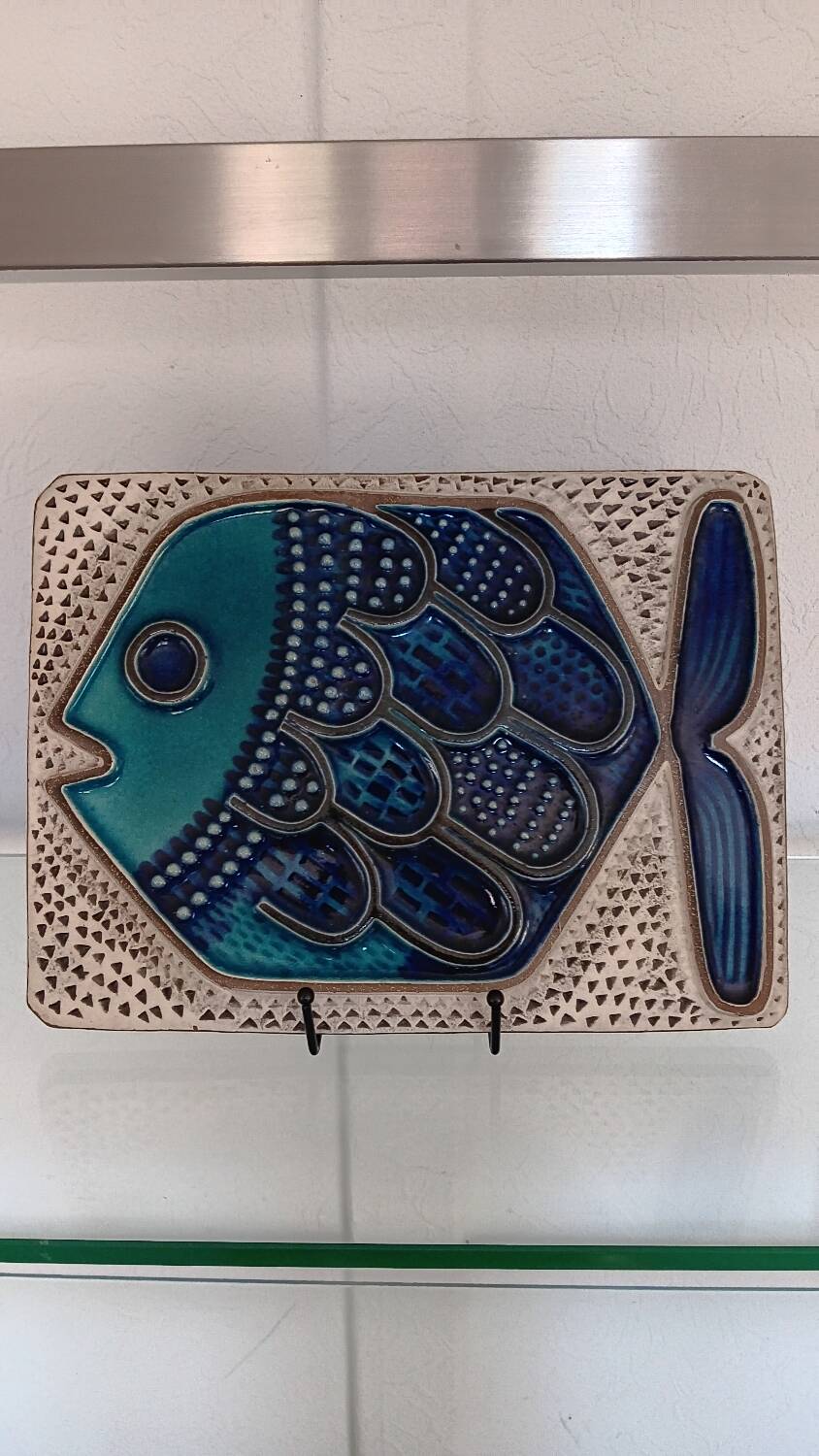 Plaque murale suédoise de Mari Simmulson pour Upsala Ekeby