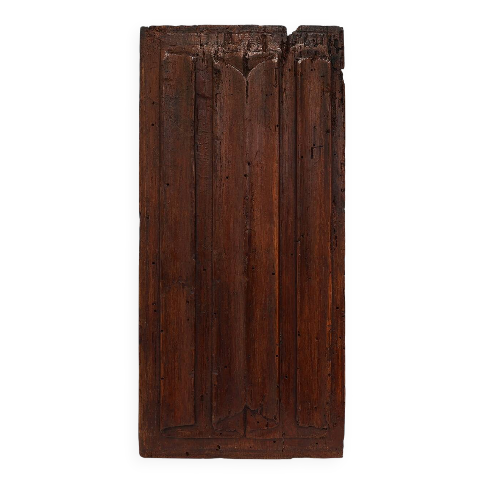 16th Century oak carved Gothic Panel, Belgium