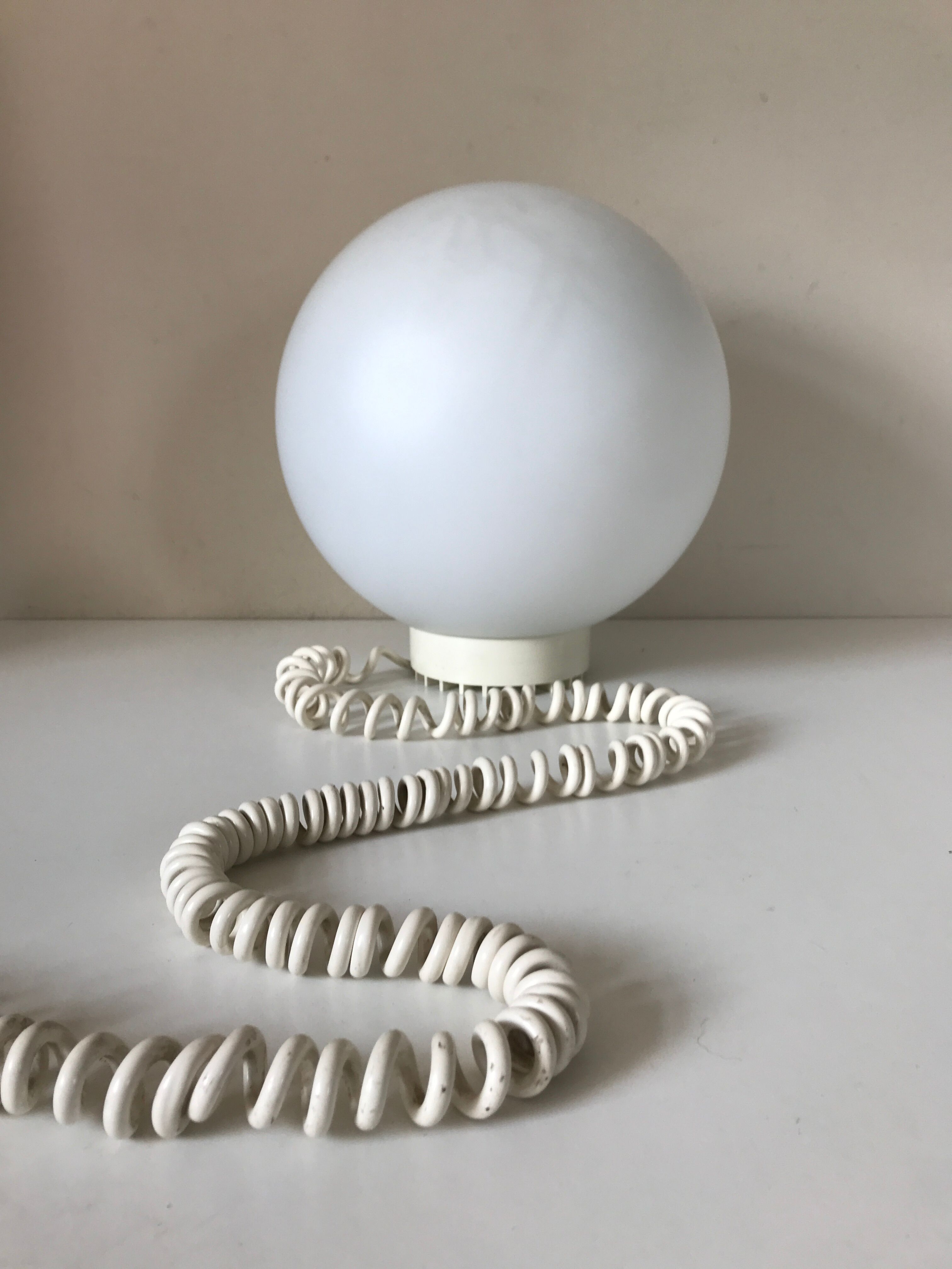 Vintage ball lamp design 70s