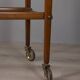 VINTAGE 1960S FOOD TROLLEY IN WOOD AND GLASS, ITALIAN DESIGN