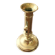 Brass torch candle holder push decor