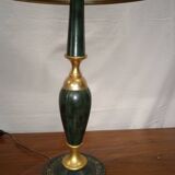 Large vintage leather desk lamp Le Tanneur
