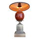 Dolphin Table Lamp Egg Maison Charles vintage 1970s