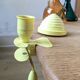 Mushroom clip lamp