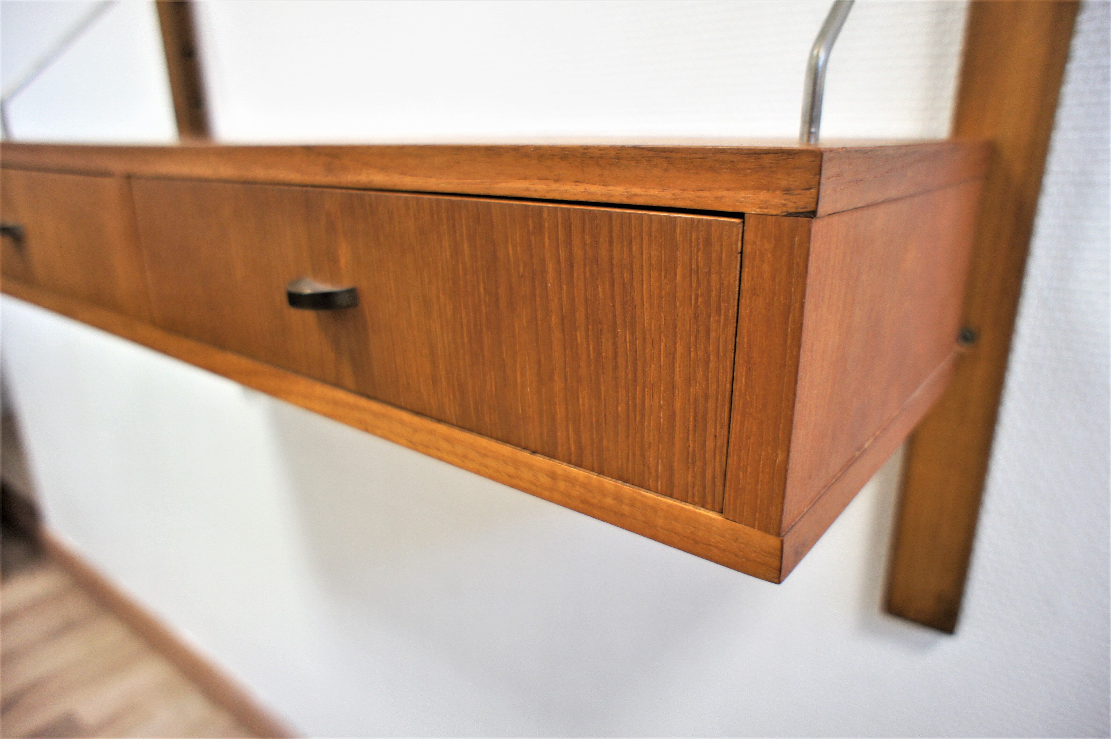 Scandinavian teak library