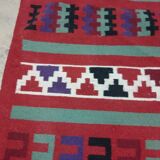 Berber carpet multicoloured wool 188 x 104 cm