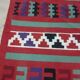 Berber carpet multicoloured wool 188 x 104 cm