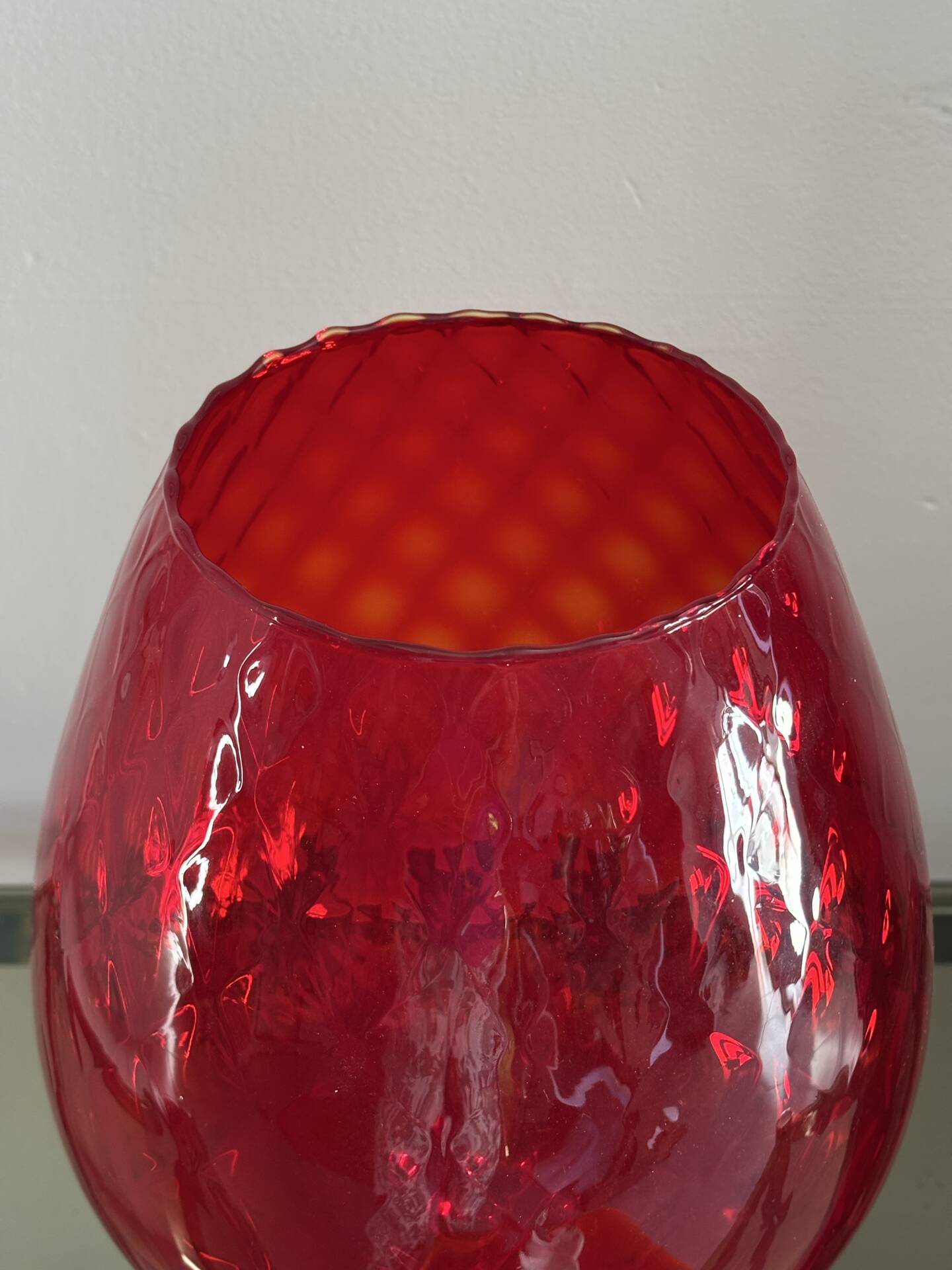 Empoli glass vase