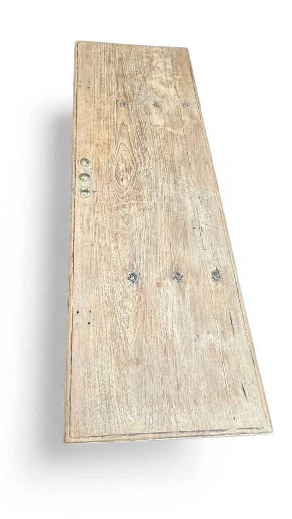 Grand coffre asiatique de voyage ancien Bois de manguier