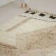 White Moroccan Rug - Modern Living Room Rug 150/250cm