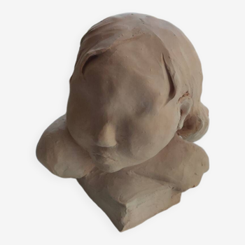 Signed plaster bust