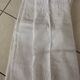 Antique linen sheet with days, embroideries and monograms worked