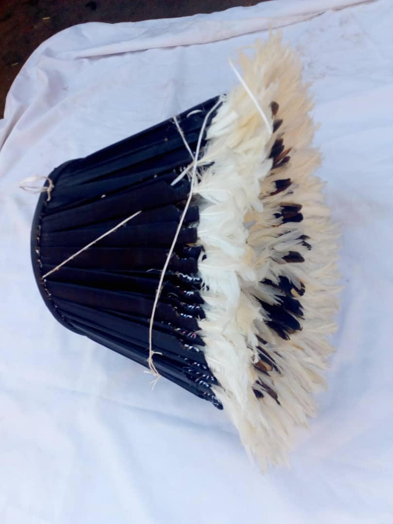 Juju Hat inside white natural contour then white then natural then white of 80 cm