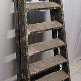 Old wooden painter's stepladder