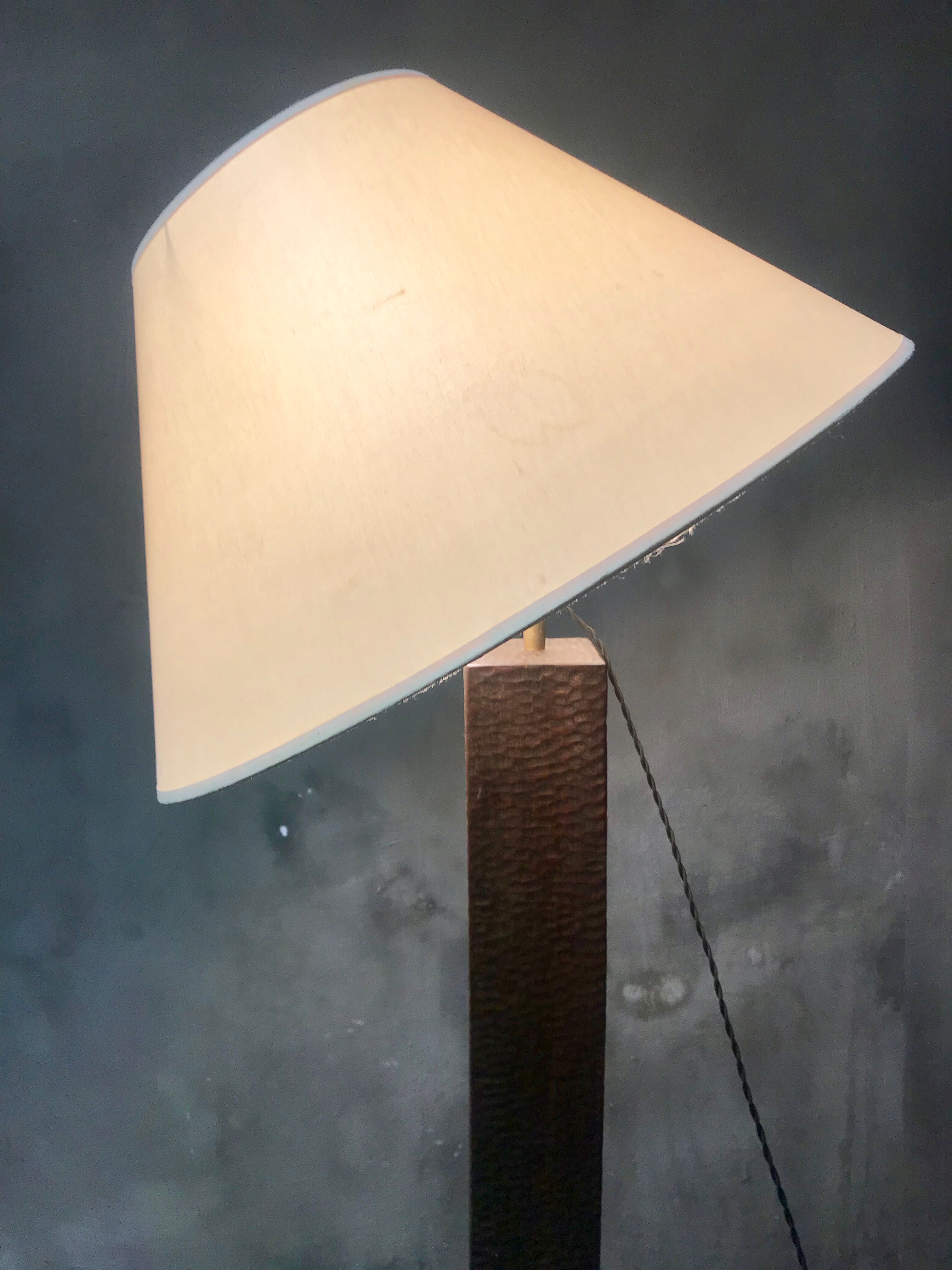 Brutalist style floor lamp