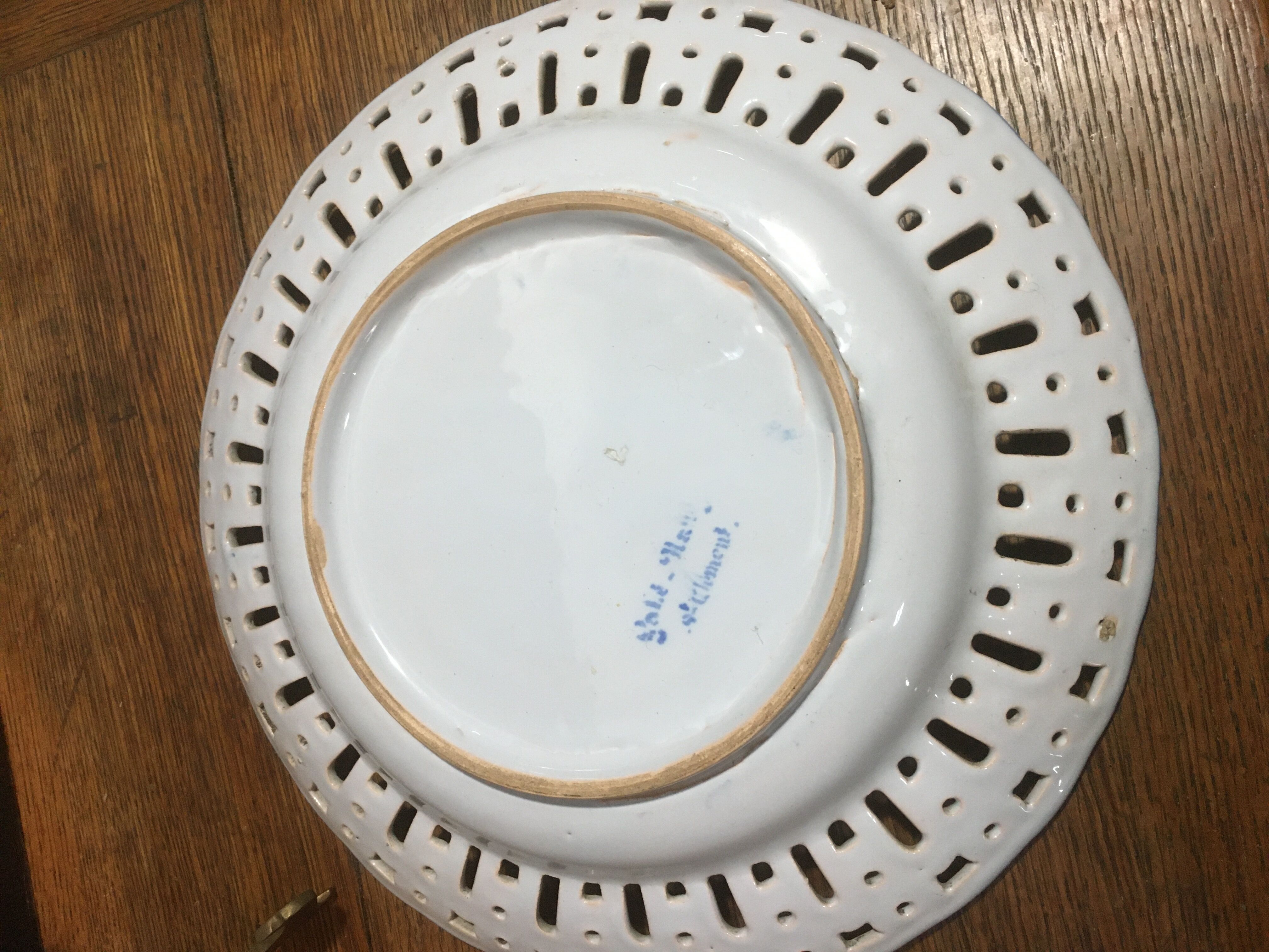 Decorative plate "Gallé Nancy- St Clément"