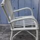 Fauteuil en rotin enfant blanc