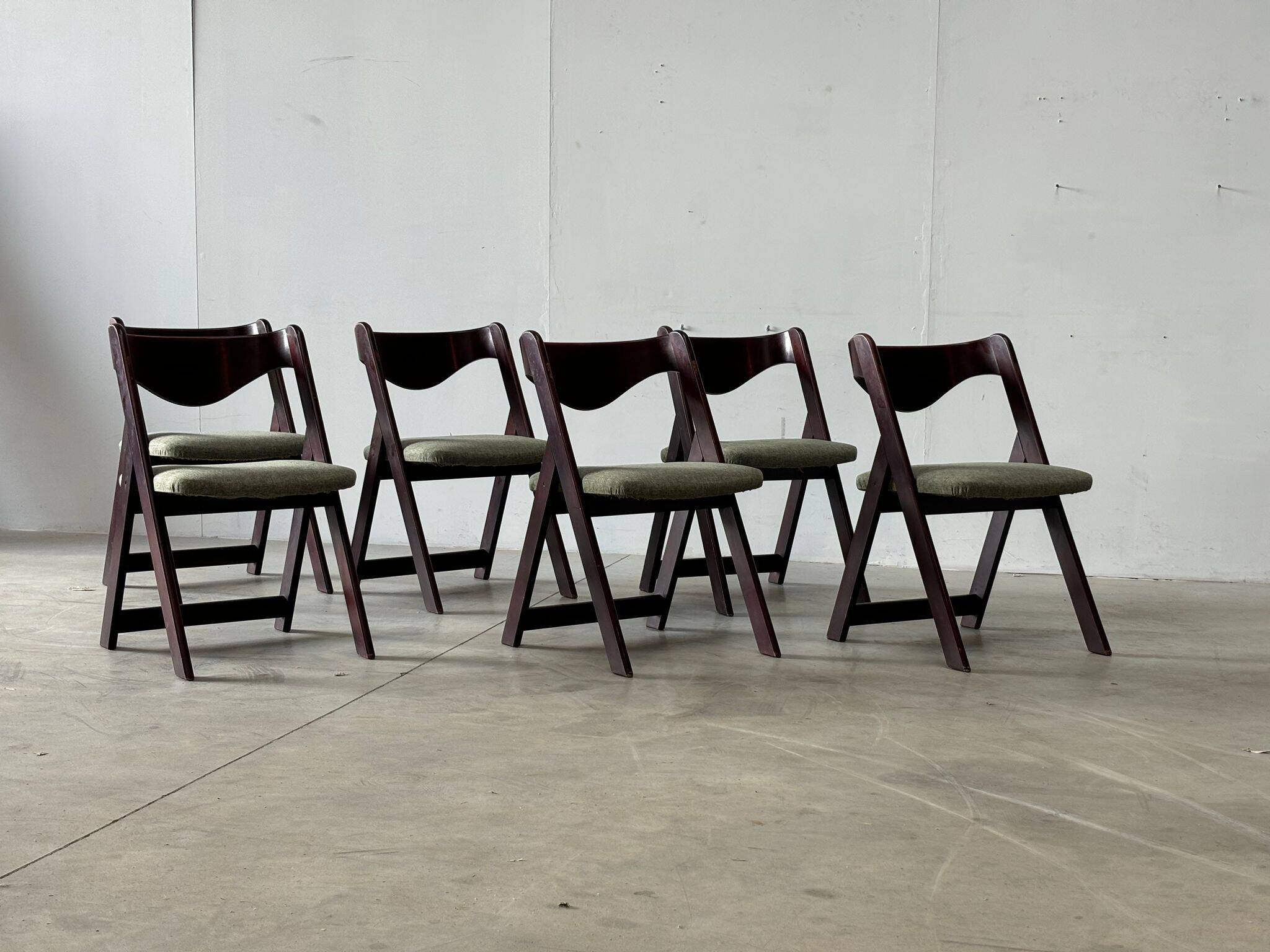 Mid century  italian dining chairs, 1960s
