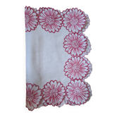 Table runner or other. Hand embroidered.