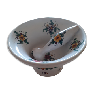 Italian earthenware mortar bowl Biagioli Gubblo