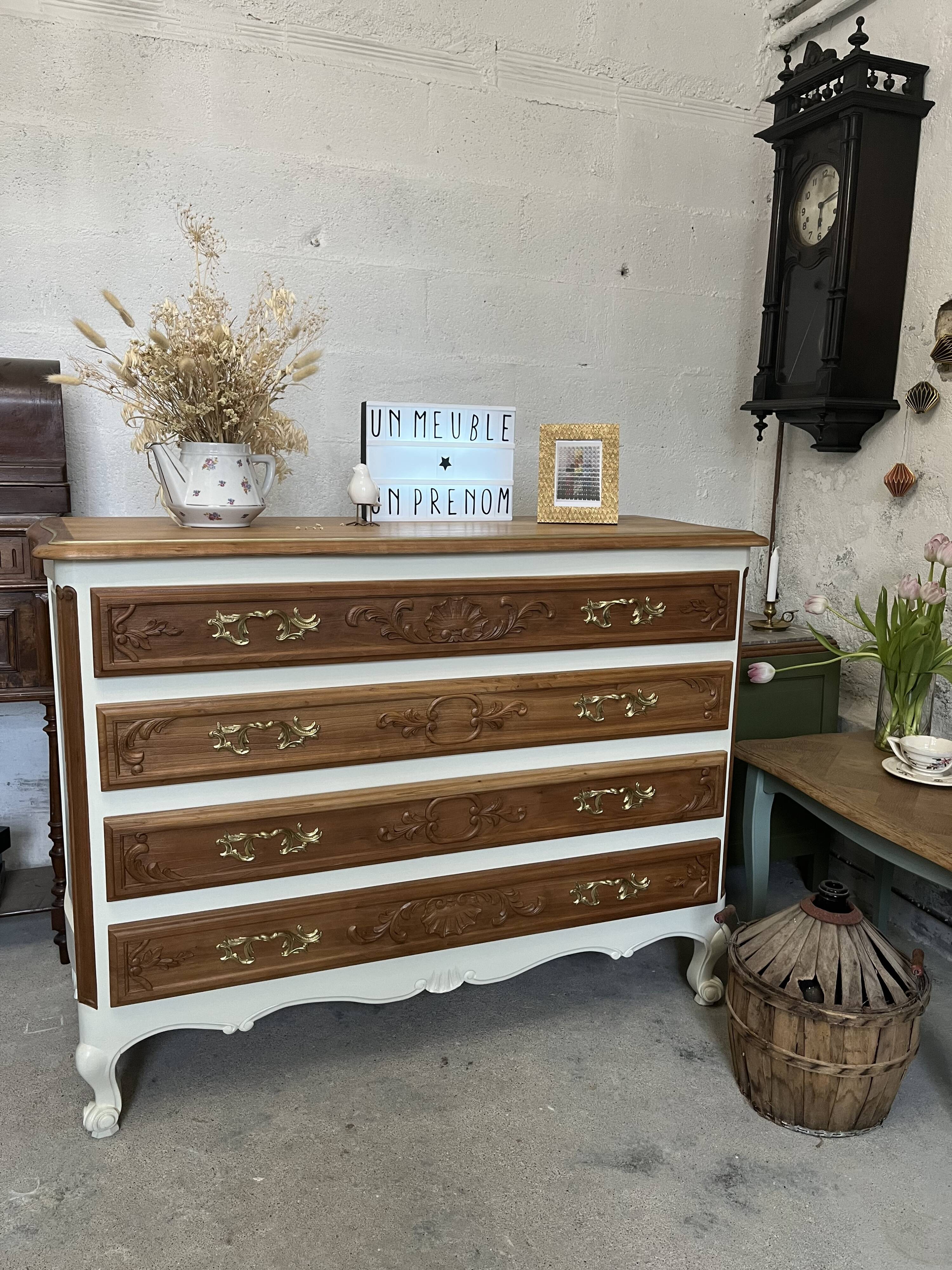 Louis XV style chest of drawers