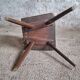 Authentic German peasant chair dated 1814 – Heart sculpture & Initial