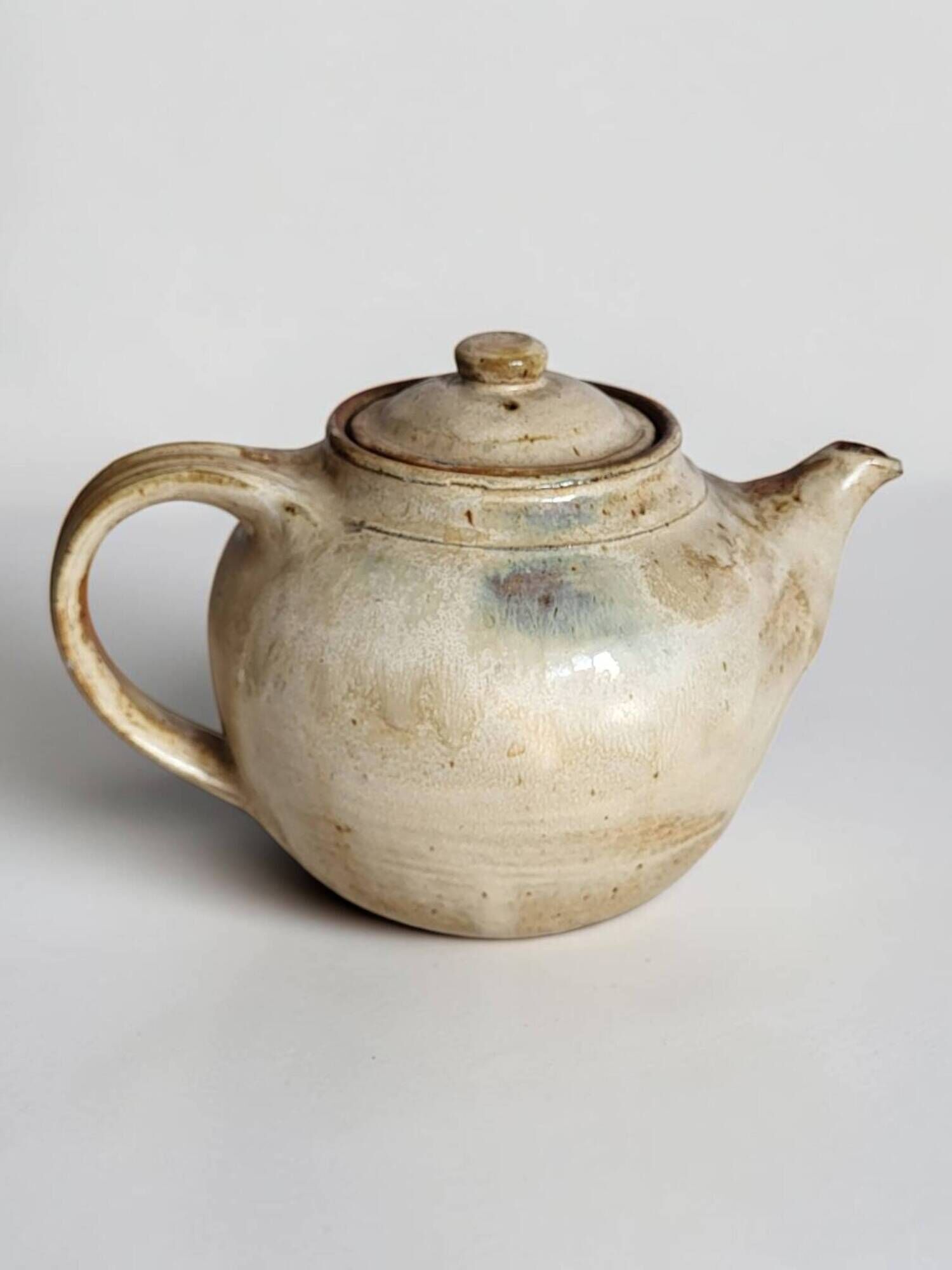 Théière en grès émaillé – Hervé Rousseau, Atelier de Boisbelle, La Borne