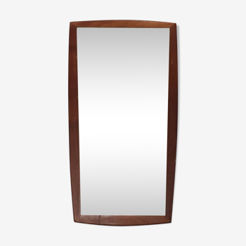 Scandinavian teak mirror - 69 x 36 cm