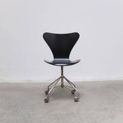 1st edition '3117' swivel desk chair by Arne Jacobsen for Fritz Hansen, 1955