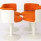 4 Retro Tulip Chairs 1950s-1960s Vintage