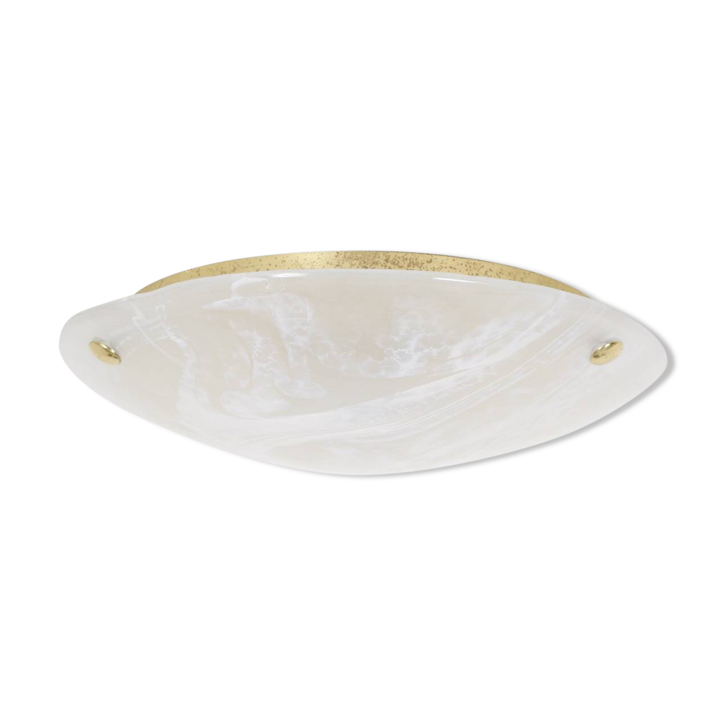 Brass and Murano ceiling light, 1970's.
