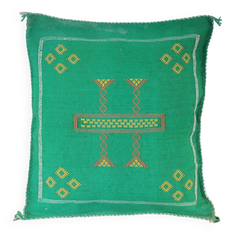 Berber cushion sabra fir green