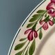 Set of 8 flat plates in Sarreguemines earthenware, model "Rusticana"