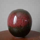 Vase soliflore ceramic glazed artisanal pottery handmade design japandi minimalist