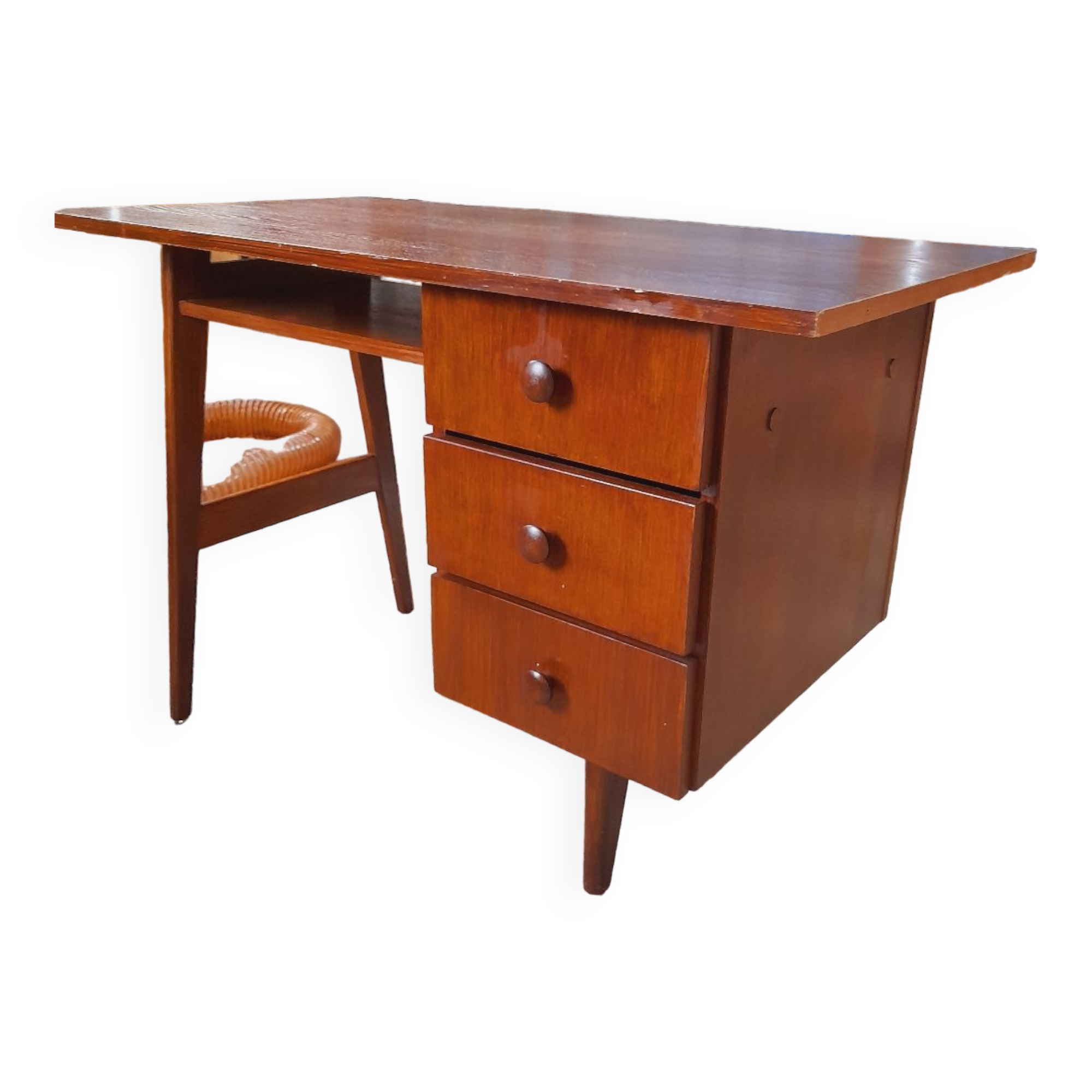 Vintage desk feet compass