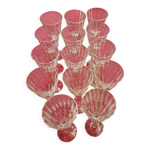 verres en cristal