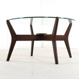 Round glass coffee table 'Summerseat'