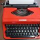 Underwood 130 orange typewriter