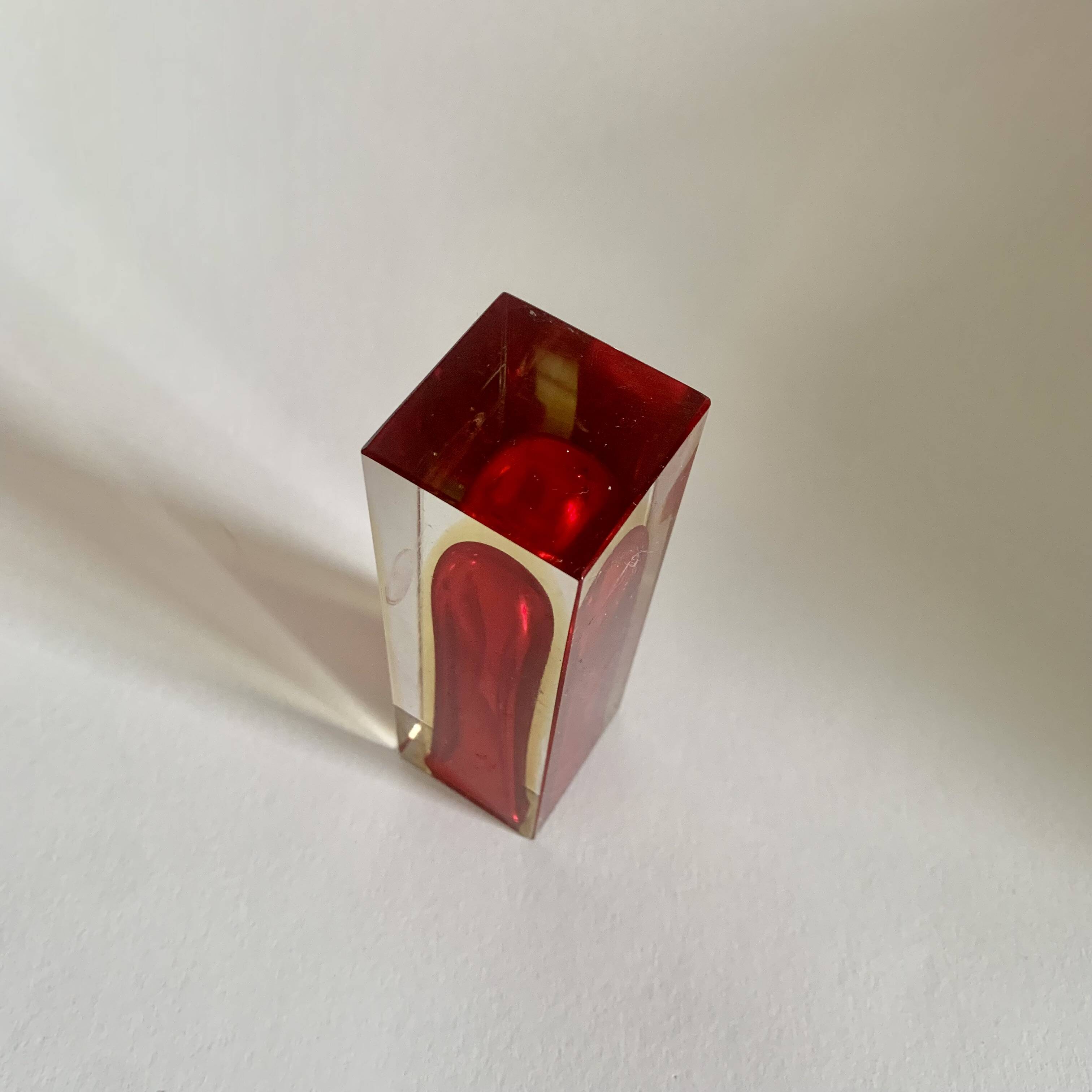 Vase by F. Poli for Murano, Italy, 1970s
