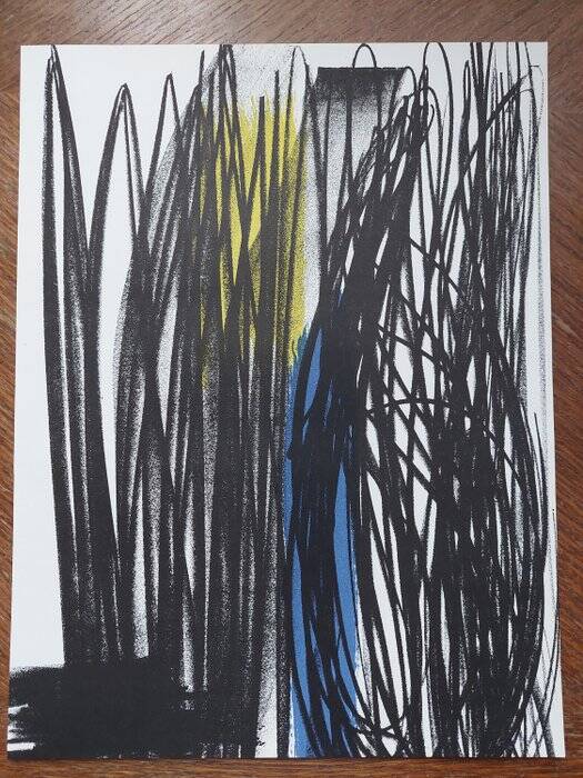 Hans HARTUNG, Untitled, 1973 (RMM 209): Original lithograph