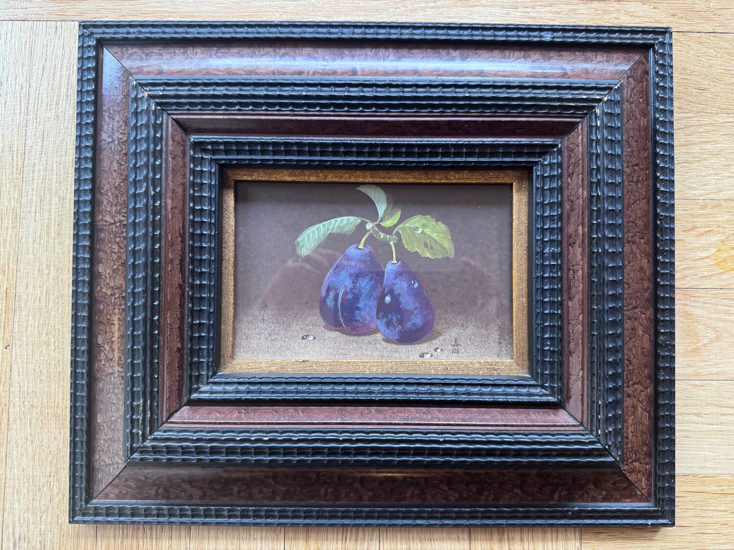 « Quetsche » par André Doroguine - Gouache - École de St Petersbourg -