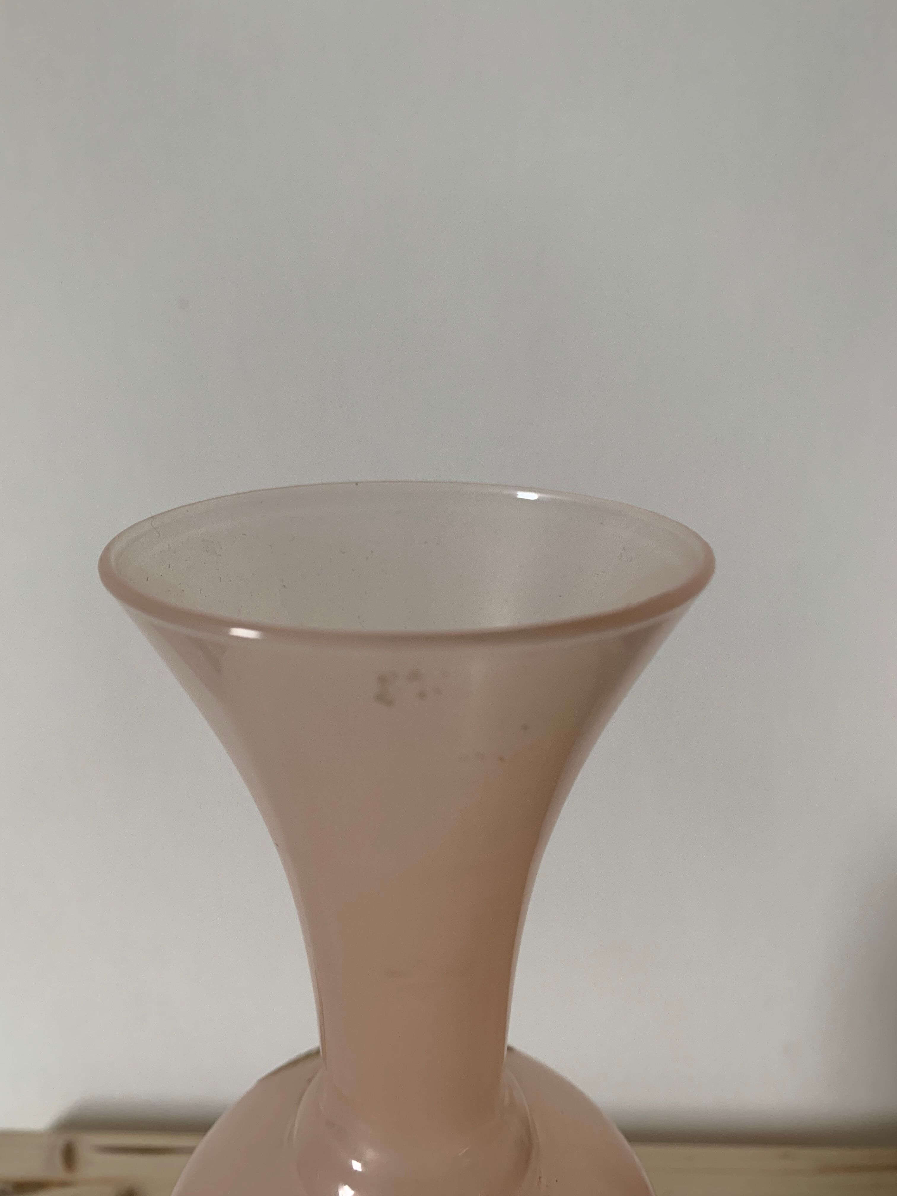 Pink opaline vase
