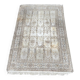 Elegant silk rug with arabesque decoration, 270 x 185 cm