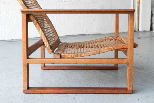 Fauteuil “model 2254” de Borge Mogensen pour Fredericia, Danemark, années 1950