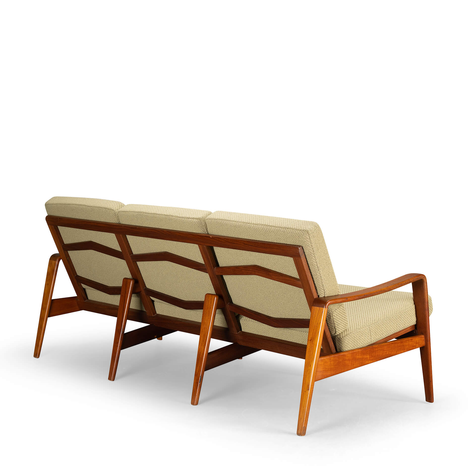 Sand color Sofa Model No. 35 by Arne Wahl Iversen made by Komfort, 1960s