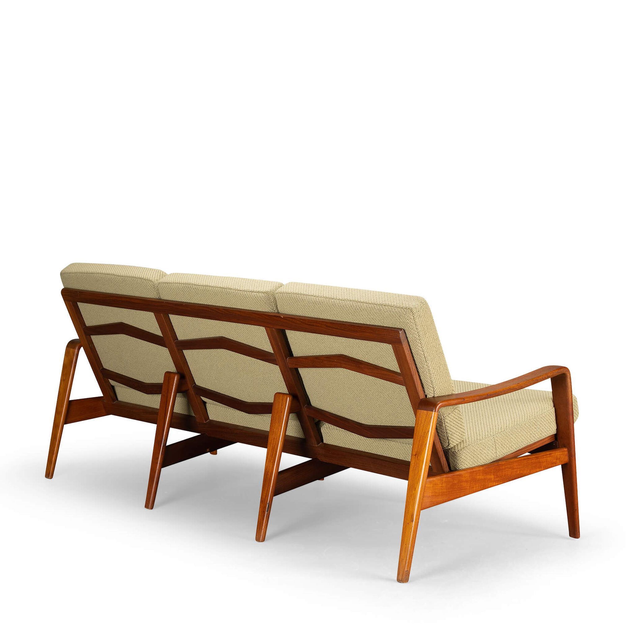 Sand color Sofa Model No. 35 by Arne Wahl Iversen made by Komfort, 1960s