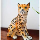 Léopard en céramique – Italie Années 70