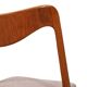 Set of four Swedish “Storken” dining chairs