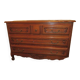 Louis xv style solid oak chest of drawers